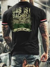 Herren T-Shirt Meine Fahne Sachsen zartstils